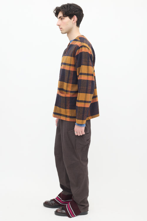 Norse Projects Multicolour Plaid Erwin Cardigan