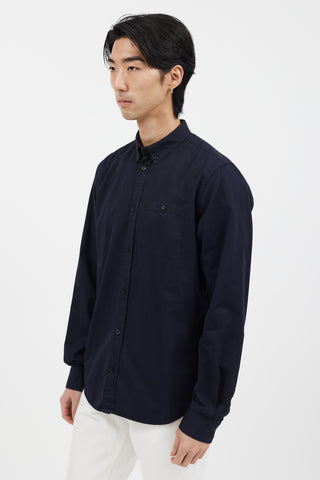 Norse Projects Navy Long Sleeve Shirt