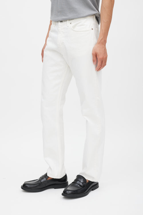 Norse Projects White Straight Leg Regular Jeans