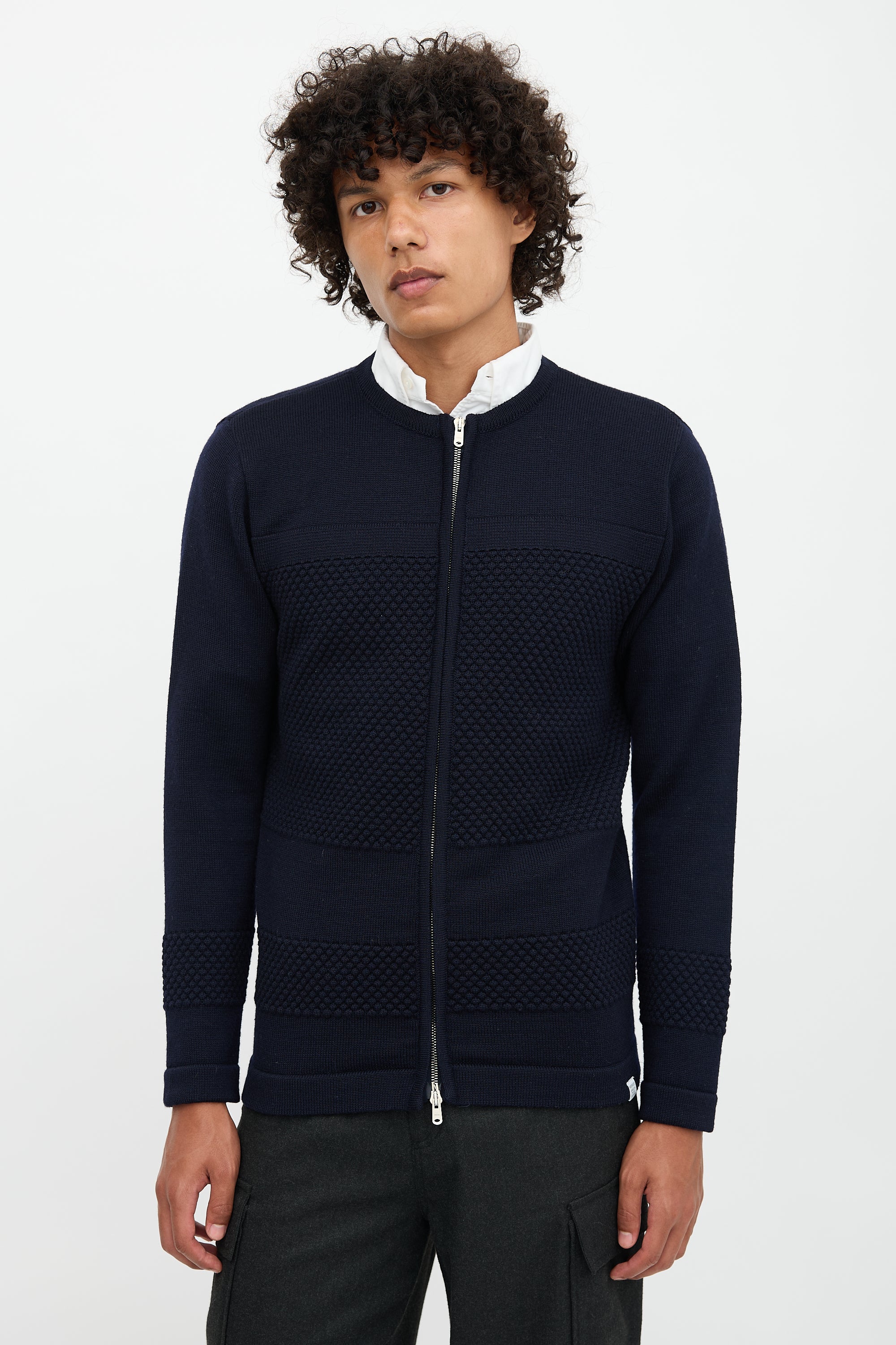 PabloVinci Zip Knit cardigan Nordic Mサイズ 未開封PabloVinci Zip Knit cardigan Nordic M