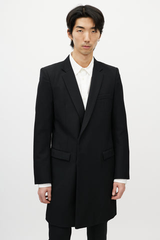 Number (N)ine Black Wool Double Breasted Coat