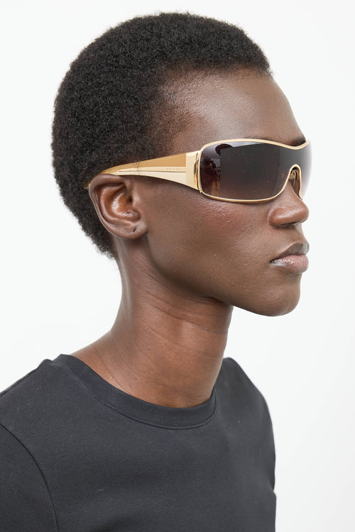 Prada SPR53H Rectangle Sunglasses