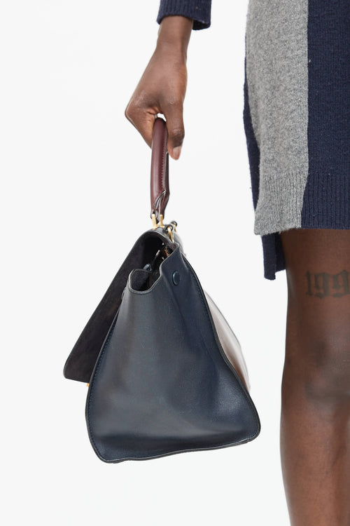 Celine Leather Trapeze Bag