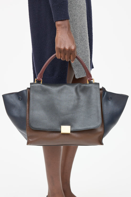 Leather Trapeze Bag