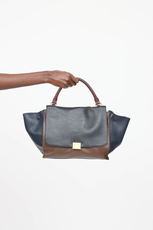 Celine Leather Trapeze Bag
