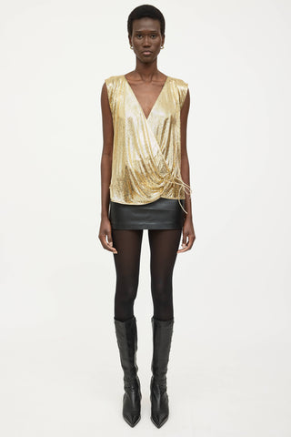 VSP Archive Chainmail Wrap Top