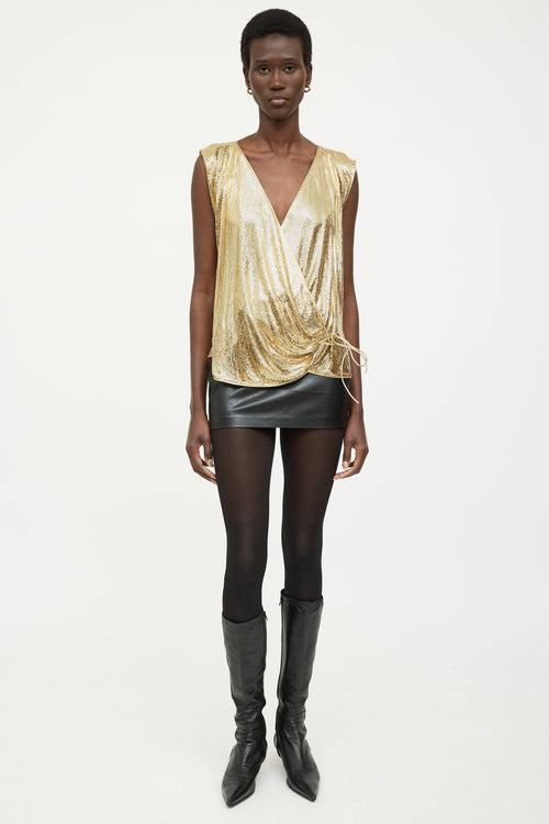 VSP Archive Chainmail Wrap Top