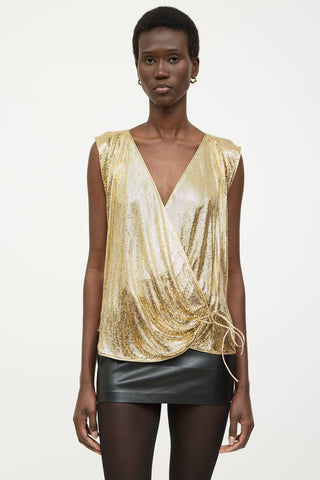 VSP Archive Chainmail Wrap Top