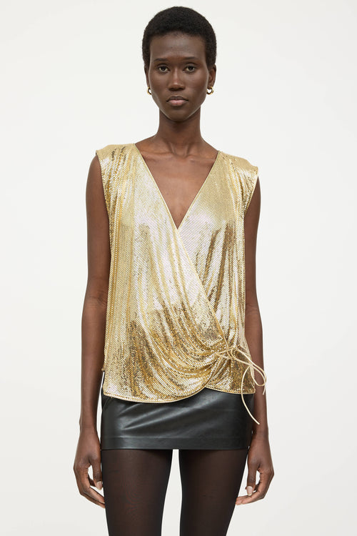 VSP Archive Chainmail Wrap Top