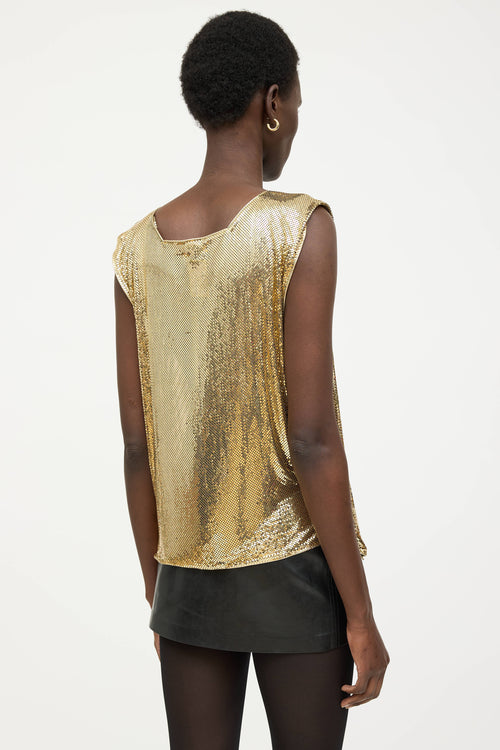 VSP Archive Chainmail Wrap Top