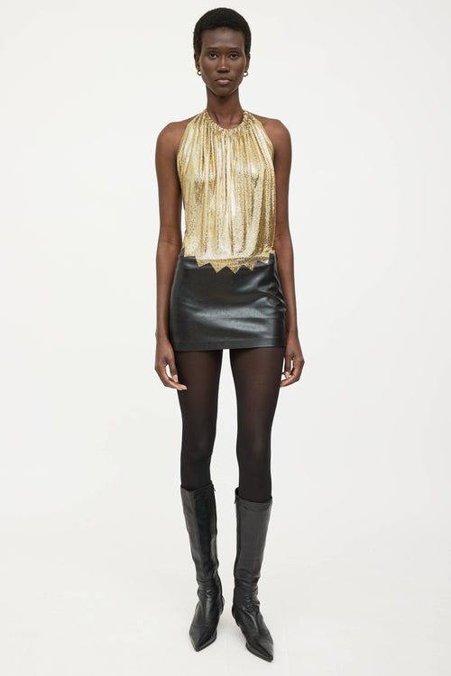 VSP Archive Chainmail Halter Top