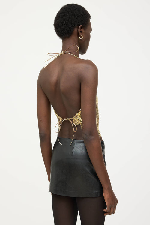 VSP Archive Chainmail Halter Top