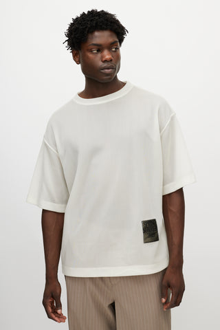 OAMC White Knit T-Shirt