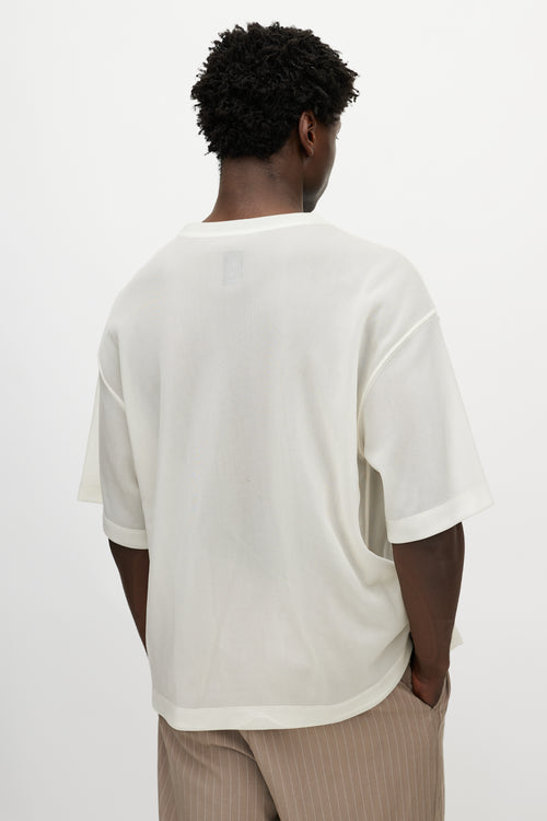 OAMC White Knit T-Shirt