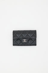 Chanel Caviar Classic Flap Card Holder