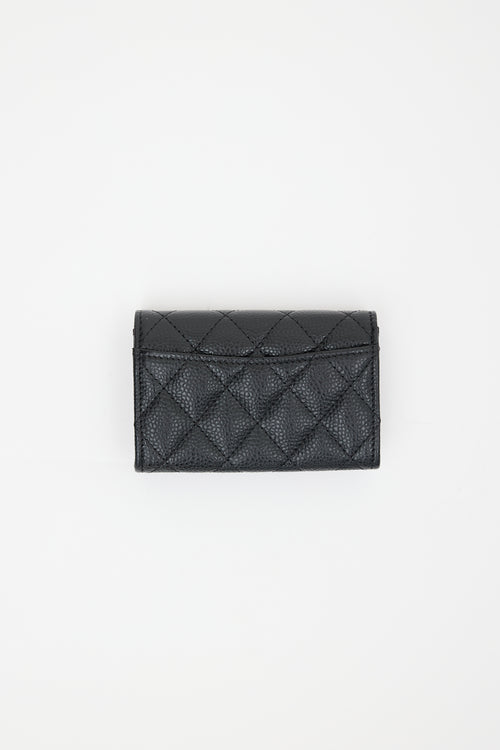 Chanel Caviar Classic Flap Card Holder
