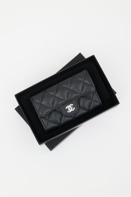 Chanel Caviar Classic Flap Card Holder