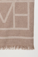 Toteme Cashmere & Wool Monogram Scarf