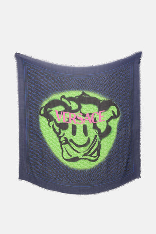 Versace La Greca Logo Scarf