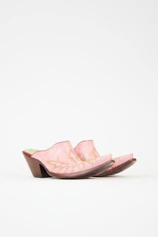 Old Gringo Leather Embroidered Mule