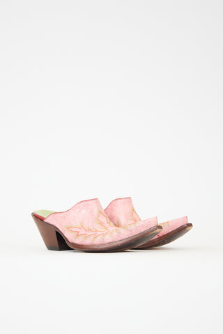 Old Gringo Leather Embroidered Mule