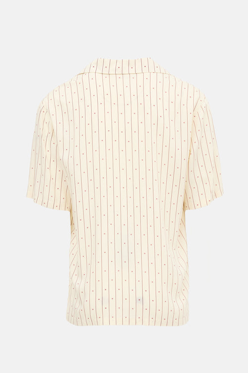 Celine Triomphe Camp Collar Shirt