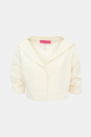 Christian Lacroix Vintage Moiré Faille Jacket