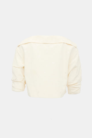 Christian Lacroix Vintage Moiré Faille Jacket
