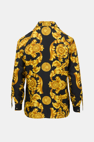 Versace Vintage Satin Barocco Shirt