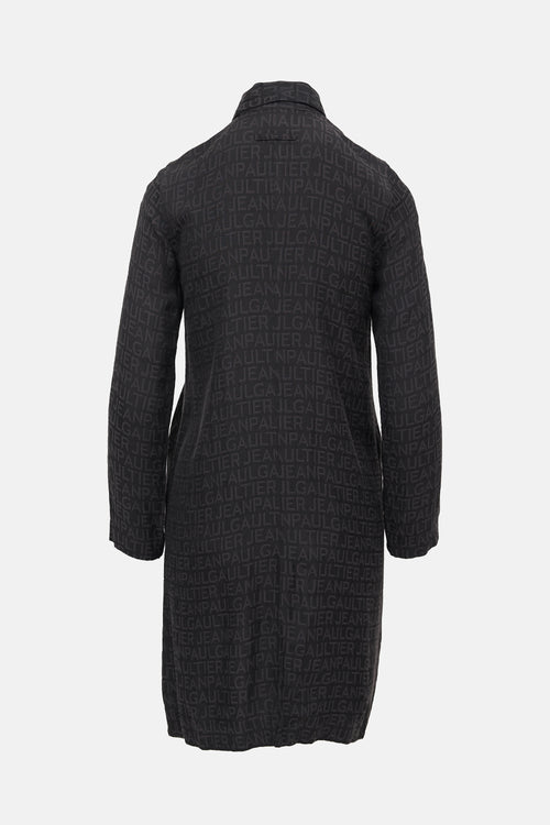 Jean Paul Gaultier Vintage Logo Shirt Dress