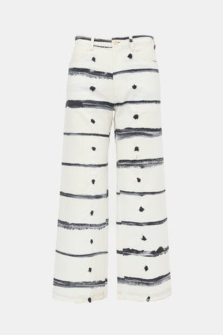 Issey Miyake Vintage Printed Pant