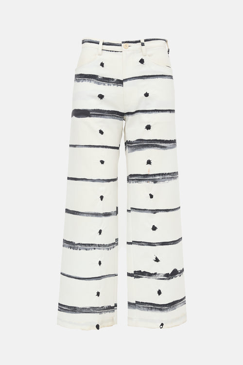 Issey Miyake Vintage Printed Pant