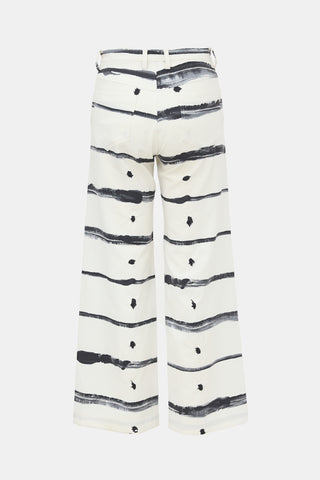 Issey Miyake Vintage Printed Pant