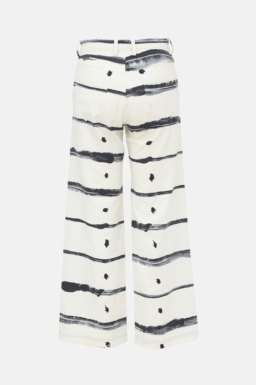 Issey Miyake Vintage Printed Pant
