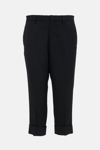 Miu Miu Cropped Twill Trouser