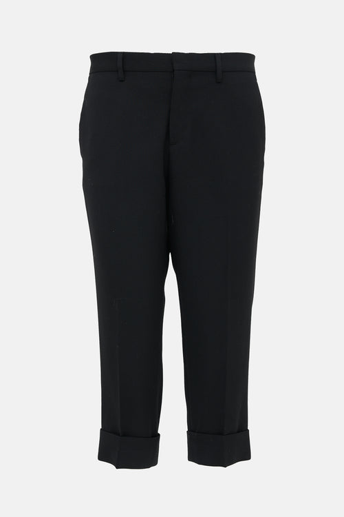 Miu Miu Cropped Twill Trouser
