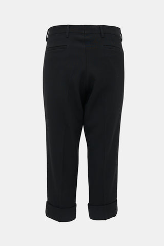 Miu Miu Cropped Twill Trouser
