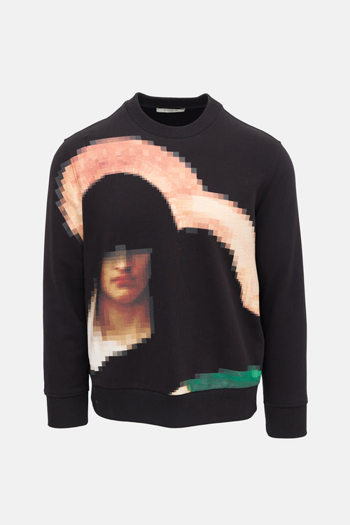 Givenchy Pixelated Madonna Sweatshirt