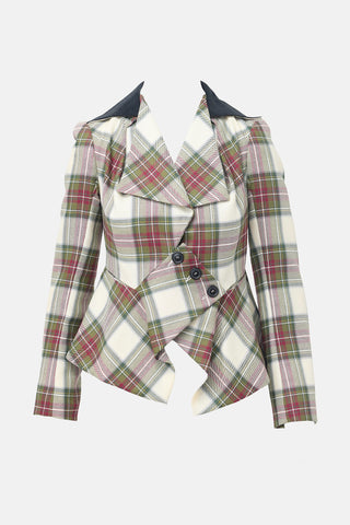 Vivienne Westwood Anglomania Wool Tartan Jacket