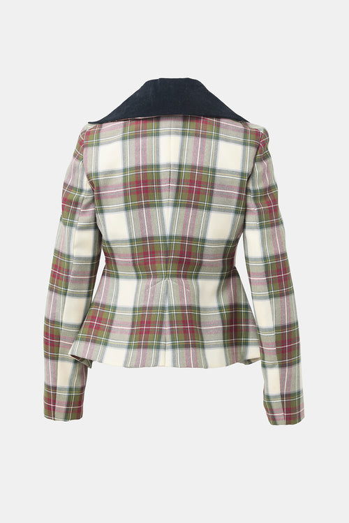 Vivienne Westwood Anglomania Wool Tartan Jacket