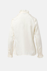 Nili Lotan Silk Satin Jacquard Blouse