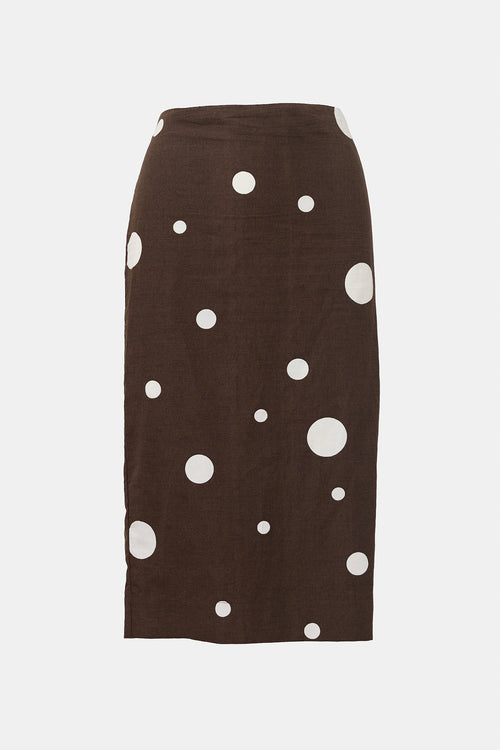 Marni Polka Dot Midi Skirt