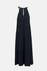 The Row Crepe Halter Japron Jumpsuit
