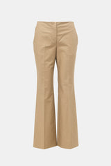 The Row Gabardine Flared Leg Trouser