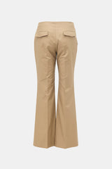 The Row Gabardine Flared Leg Trouser