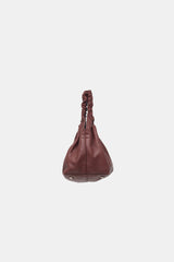 The Row Leather Small Double Circle Bag
