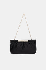 Valentino Satin & Embellished Clutch