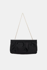 Valentino Satin & Embellished Clutch