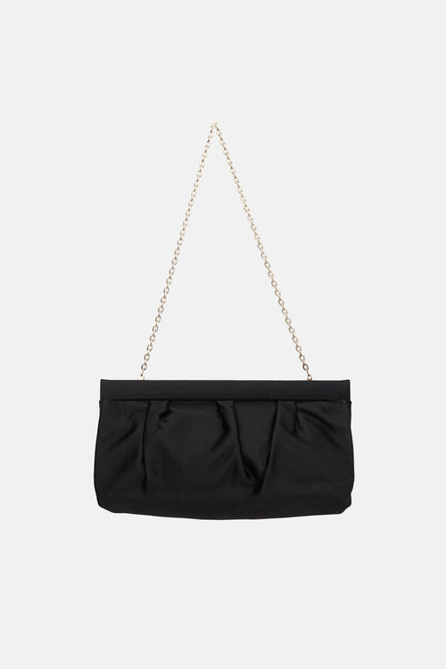 Valentino Satin & Embellished Clutch