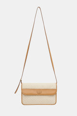 Gucci Vintage GG Monogram & Leather Bag
